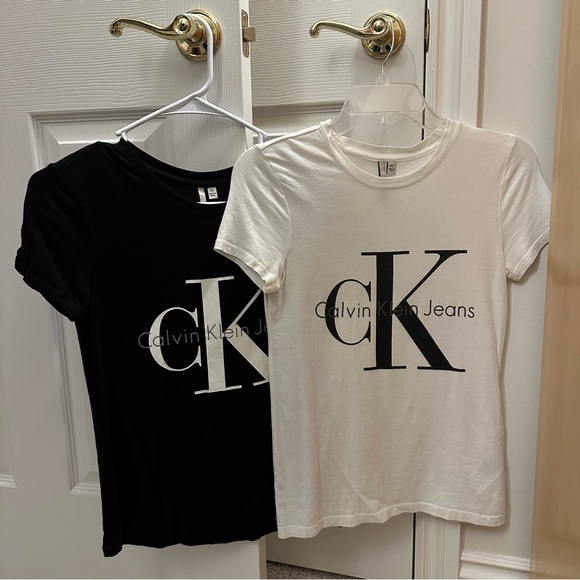 Calvin Klein Jeans Tops - Set of 2 - Calvin Klein Jeans Logo Tees
